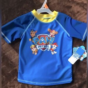 Boys Rash Guard, size 4T, Paw Patrol, NWT